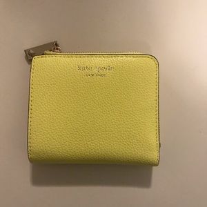 Yellow Kate spade wallet